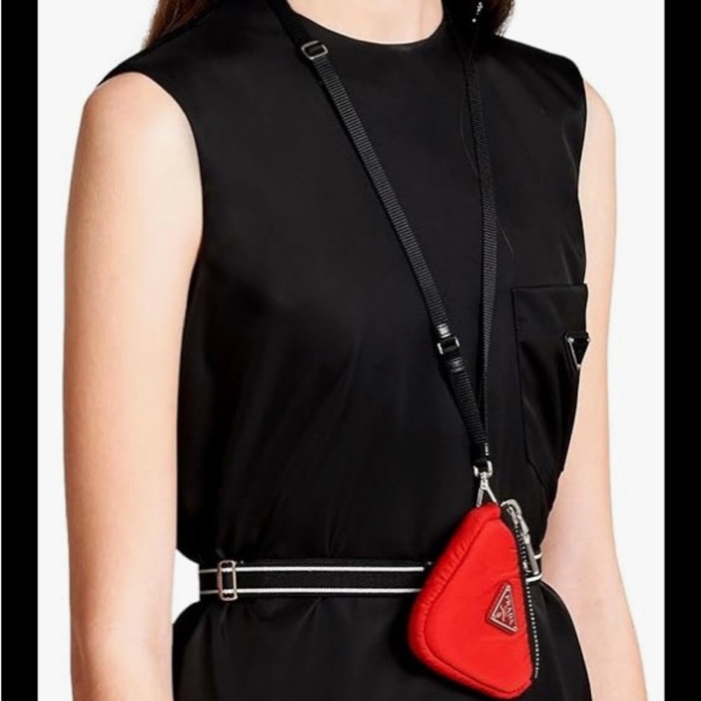 Prada nylon red pouch - Picture 4 of 14